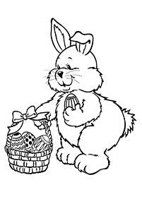 Desenhos de coelhos para colorir – Página de colorir 43