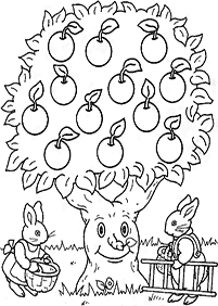 Desenhos de coelhos para colorir – Página de colorir 44