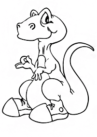 Imagens de dinossauros para colorir – Página de colorir 38