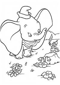 Desenhos de elefantes para colorir – Página de colorir 44