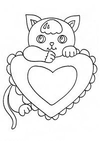 Desenhos de gatos para colorir – Página de colorir 38