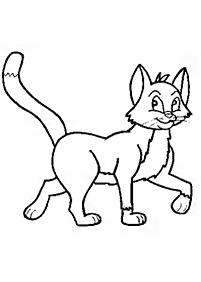 Desenhos de gatos para colorir – Página de colorir 57