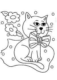 Desenhos de gatos para colorir – Página de colorir 72