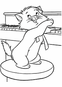 Desenhos de gatos para colorir – Página de colorir 8