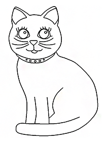 Desenhos de gatos para colorir – Página de colorir 80