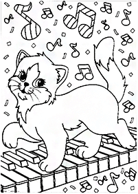 Desenhos de gatos para colorir – Página de colorir 93