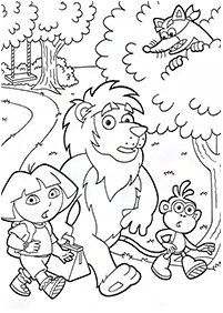 Desenhos de leões para colorir – Página de colorir 36