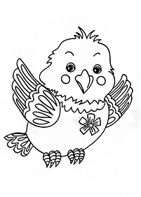 Desenhos de pássaros para colorir – Página de colorir 60