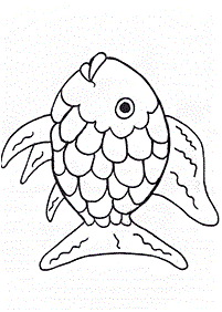 Desenhos de peixes para colorir – Página de colorir 38