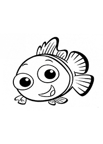 Desenhos de peixes para colorir – Página de colorir 46