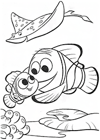 Desenhos de peixes para colorir – Página de colorir 85