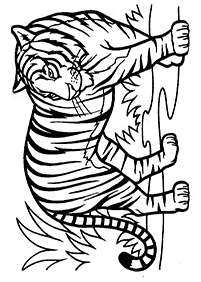 Desenhos de tigres para colorir – Página de colorir 31