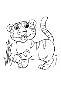 Desenhos de tigres para colorir – Página de colorir 33