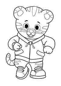 Desenhos de tigres para colorir – Página de colorir 34