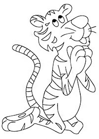 Desenhos de tigres para colorir – Página de colorir 38