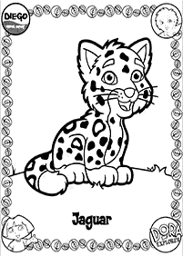 Desenhos de tigres para colorir – Página de colorir 43