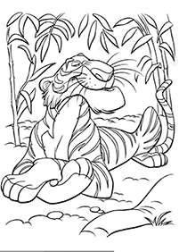 Desenhos de tigres para colorir – Página de colorir 58