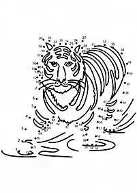 Desenhos de tigres para colorir – Página de colorir 60