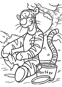 Desenhos de tigres para colorir – Página de colorir 70