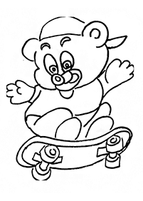 Desenhos de ursos para colorir – Página de colorir 61