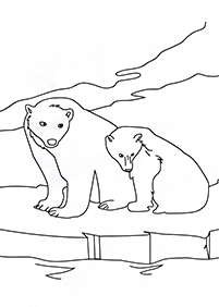 Desenhos de ursos para colorir – Página de colorir 66