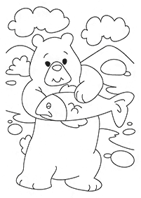 Desenhos de ursos para colorir – Página de colorir 78