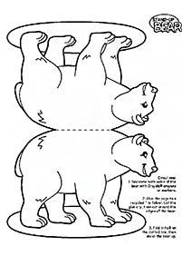 Desenhos de ursos para colorir – Página de colorir 92