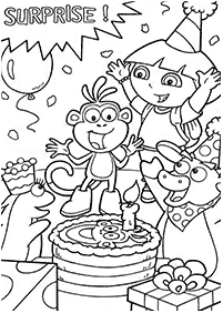 desenhos de aniversário para colorir - Página de colorir 61