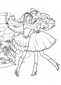 Desenhos para colorir da Barbie - Página de colorir 105