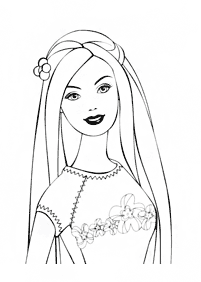 Desenhos para colorir da Barbie - Página de colorir 106