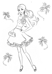 Desenhos para colorir da Barbie - Página de colorir 113