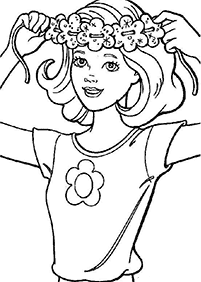 Desenhos para colorir da Barbie - Página de colorir 20