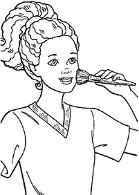 Desenhos para colorir da Barbie - Página de colorir 23