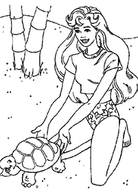 Desenhos para colorir da Barbie - Página de colorir 28