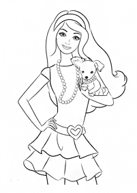 Desenhos para colorir da Barbie - Página de colorir 34