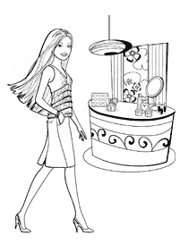 Desenhos para colorir da Barbie - Página de colorir 45