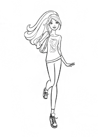 Desenhos para colorir da Barbie - Página de colorir 53