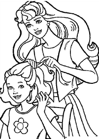 Desenhos para colorir da Barbie - Página de colorir 55