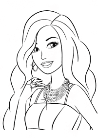 Desenhos para colorir da Barbie - Página de colorir 62