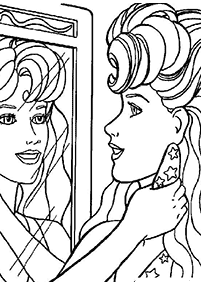 Desenhos para colorir da Barbie - Página de colorir 68