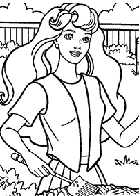 Desenhos para colorir da Barbie - Página de colorir 75