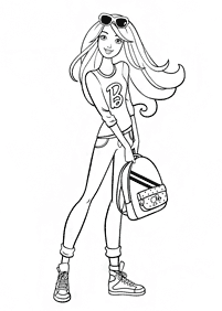 Desenhos para colorir da Barbie - Página de colorir 87