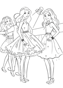 Desenhos para colorir da Barbie - Página de colorir 88