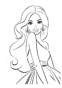 Desenhos para colorir da Barbie - Página de colorir 92