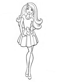 Desenhos para colorir da Barbie - Página de colorir 93