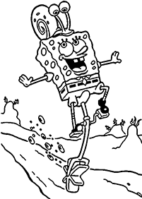 Desenhos para colorir do Bob Esponja – Página de colorir 16