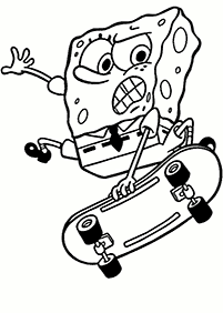 Desenhos para colorir do Bob Esponja – Página de colorir 29