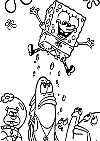 Desenhos para colorir do Bob Esponja – Página de colorir 39