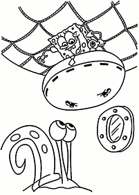 Desenhos para colorir do Bob Esponja – Página de colorir 50