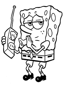 Desenhos para colorir do Bob Esponja – Página de colorir 58